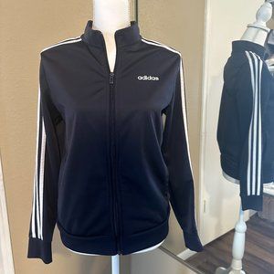 Ladies Navy Blue Adidas Track Jacket